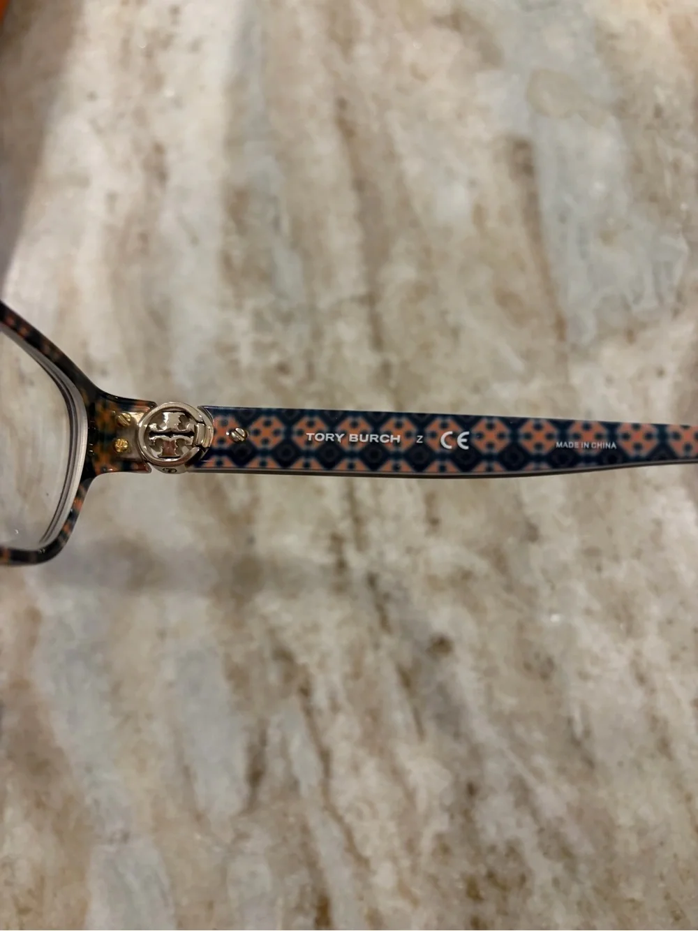 Tory Burch Black Rectangular Glasses Frame model TY 2025 with TB Case
